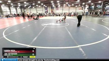 84 lbs Rd# 5- 3:45pm Friday Final Pool - Aaron Meza, Agression Legionaries vs Abe Heysinger, Iowa Black