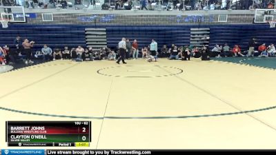 62 lbs 1st Place Match - Clayton O`Neill, Silver Valley vs Barrett Johns, Bulldog Wrestling Club