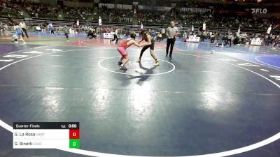 160 lbs Quarterfinal - Giuseppe La Rosa, Hawthorne vs Giovanni Binetti, Gonzo Training