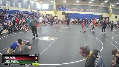 61 lbs Champ. Round 1 - Karl Stoll, Carolina Reapers vs Micah Owens, Legacy Elite Wrestling