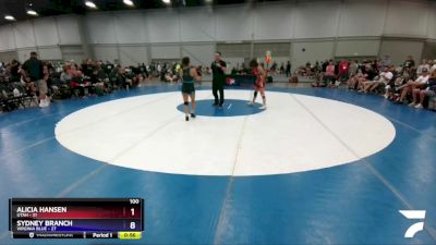 117 lbs Round 4 (6 Team) - Rei Ogden, North Dakota Blue vs Kylee Golz, California Blue