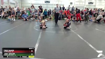 76 lbs Round 1 (8 Team) - Jody Shuler, Contenders Blue vs Troy Baker, Glasgow WA