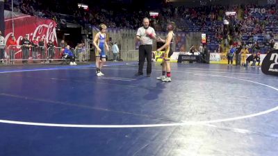 95 lbs Quarterfinal - Neeson Aleski, Shaler Area vs Jennings Augustine, Grove City