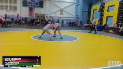 120 lbs Cons. Round 1 - David Kristunas, Sussex Tech H S vs Max Meadows, Cape Henlopen H S
