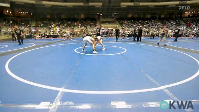 119 lbs Round Of 16 - Cole Stevens, Team Choctaw vs Elijah Nelson, Woodward Youth Wrestling