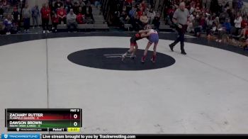 49 lbs Placement (4 Team) - Zachary Rutter, Plainfield Quakers vs Dawson Brown, Indian Creek (large)