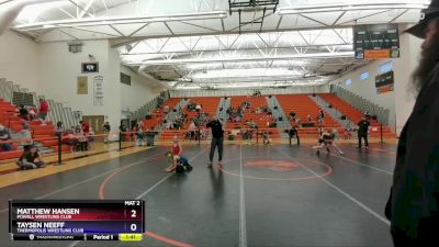 53-55 lbs Round 3 - Matthew Hansen, Powell Wrestling Club vs Taysen Neeff, Thermopolis Wrestling Club