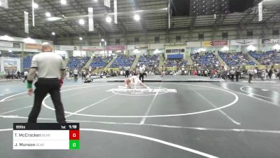 95 lbs Final - Tyler McCracken, Bear Cave vs Jerricho Munson, Bear Cave