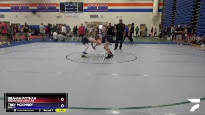 120 lbs Quarterfinal - Graham Pittman, Machine Shed Wrestling vs Trey McKinney, Paul VI