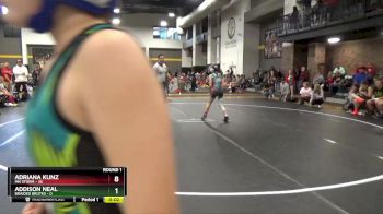 100 lbs Round 1 (4 Team) - Abby Gindele, MN Storm vs Mollie Blades, Braided Brutes