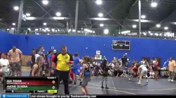 75 lbs Round 1 (6 Team) - Ava Tovar, Untouchables White vs Averie Olvera, Steel Valley