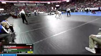 D2-145 lbs Semifinal - Caleb Meunier, Winneconne vs Nick Alexander, Wrightstown