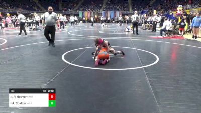 63 lbs Rd 7 - Consi-semis - Parker Hoover, Canton vs Amelia Spatzer, Wilson