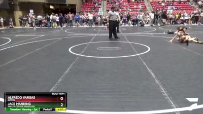 76 lbs Cons. Round 3 - Alfredo Vargas, SlyFox vs Jace Manning, Valley Center Wrestling