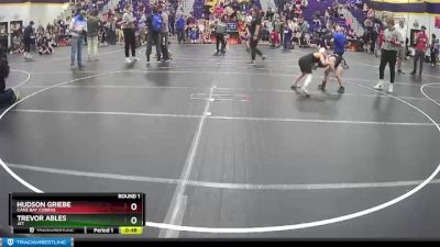 72 lbs Round 1 - Trevor Ables, Jet vs Hudson Griebe, Cane Bay Cobras