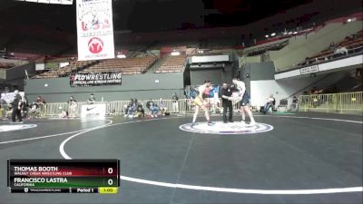 97 lbs 5th Place Match - Francisco Lastra, California vs Thomas Booth, Walnut Creek Wrestling Club