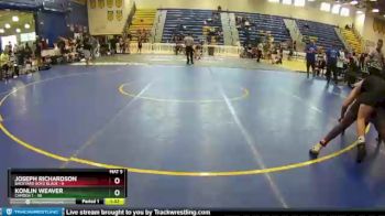 160 lbs Round 1 (8 Team) - Konlin Weaver, Camden 1 vs Joseph Richardson, Backyard Boyz Black