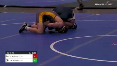 149 lbs C Of 16 #2 - Chaz Hallmark, California Baptist University vs Kody Komara, Kent State