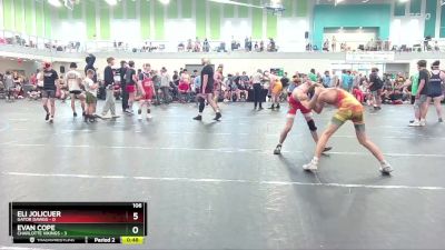 106 lbs Round 2 (4 Team) - Evan Cope, Charlotte Vikings vs Eli Jolicuer, Gator Dawgs