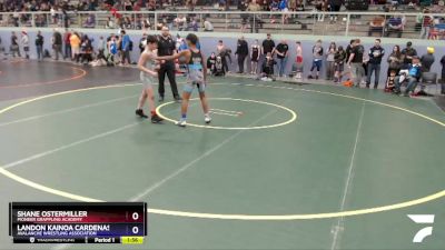 106 lbs Round 2 - Landon Kainoa Cardenas-Sumera, Avalanche Wrestling Association vs Shane Ostermiller, Pioneer Grappling Academy