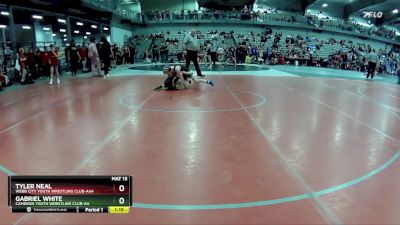 105 lbs Semifinal - Gabriel White, Cameron Youth Wrestling Club-AA vs Tyler Neal, Webb City Youth Wrestling Club-AAA