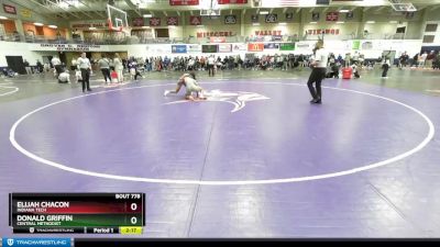 157 lbs Semifinal - Elijah Chacon, Indiana Tech vs Donald Griffin, Central Methodist