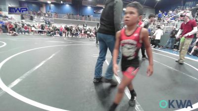 52 lbs Consi Of 8 #2 - Trenton Shoptese, Newkirk Takedown Club vs Blaine Horton, Newkirk Takedown Club