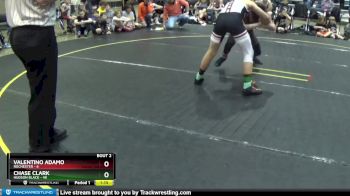 110 lbs Round 1 (4 Team) - Valentino Adamo, Rochester vs Chase Clark, Hudson Black
