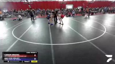 182 lbs Cons. Round 2 - Carson Brooks, Northern Exposure Wrestling Club vs Breyson Kelley, Askren Wrestling Academy