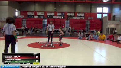 12U - 61 lbs Round 2 (4 Team) - Colton Rodman, Alexander City Youth Wrestling - 12U vs Dosson Cooley, Stronghold - 12U