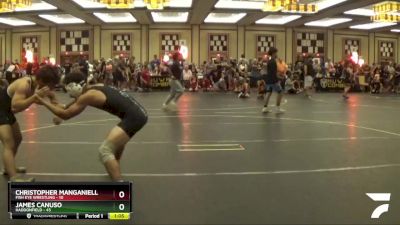 138 lbs Cons. Round 3 - James Canuso, Haddonfield vs Christopher Manganiello, Fish Eye Wrestling