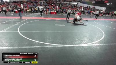 210 lbs Cons. Round 3 - Ivan Van Der Loop, Oregon Youth Wrestling vs Gavin Reynolds, Mount Horeb Area Wrestling