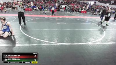 130 lbs Cons. Round 4 - Samuel Dunigan, LAW vs Caleb Eggerichs, Holmen Wrestling Club