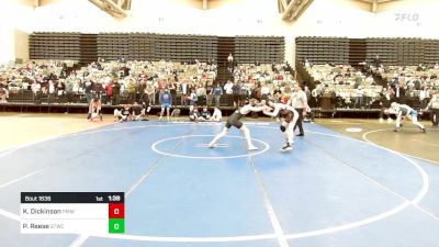 122-H lbs Round Of 64 - Keoni Dickinson, Pocono Mountain West vs Peyton Reese, Shore Thing WC