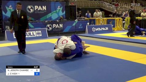 NAVARRO JOSEPH CHAMBERLAIN vs JUSTIN C HIGH 2024 Pan Jiu Jitsu IBJJF Championship