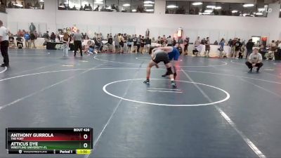 140 lbs Cons. Round 2 - Anthony Gurrola, The Fort vs Atticus Dye, Wrestling University-FL