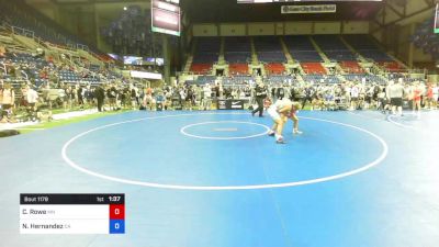 152 lbs Rnd Of 32 - Cooper Rowe, Minnesota vs Nicholas Hernandez, California