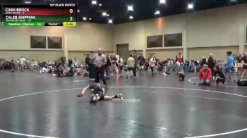 65 lbs Finals (2 Team) - Cash Brock, Iowa Silver vs Caleb Shipman, Tennessee Blue