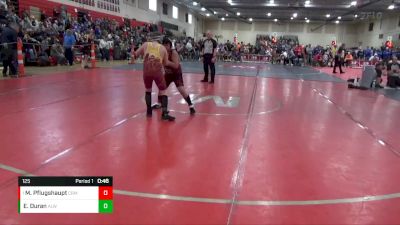 125 lbs Round 2 - Mason Pflugshaupt, Coon Rapids MatBandits vs Eli Duran, ANML LIGHTNING WRESTLING