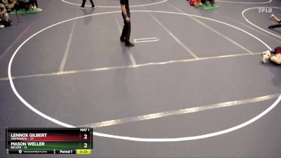 80 lbs Finals (8 Team) - Lennox Gilbert, Centennial vs Mason Weller, Becker