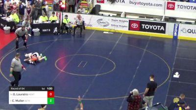 89 lbs Round Of 64 - Grady Loureiro, Montrose vs Cael Muller, Bethlehem Catholic