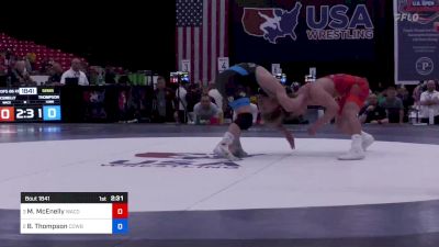 86 kg Semis - Max McEnelly, Waconia Wrestling Club vs Brayden Thompson, Cowboy RTC