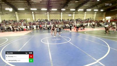 156 lbs Quarterfinal - Santos Nunez, Valley Bad Boys vs Jake Jampolsky, War Wc