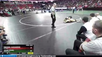D1-182 lbs Cons. Semi - Michael Alexander, De Pere vs Gavin Kohel, River Falls