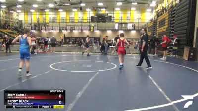 106 lbs Round 2 - Joey Cahill, Moen Wrestling Academy vs Brody Black, MWC Wrestling Academy