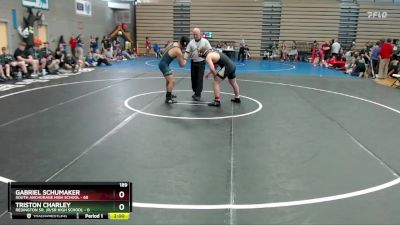 189 lbs Round 1: 1:30pm Fri. - Gabriel Schumaker, South Anchorage High School vs Triston Charley, Redington Sr. Jr/Sr High School