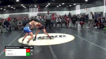 90 lbs Quarterfinals (8 Team) - Jace Sensor, Olympia (NY) vs William Soto, Mat Assassins (PA)