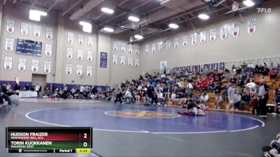 132 lbs Cons. Round 7 - Hudson Fraizer, Montgomery Bell Aca. vs Torin Kuokkanen, Waukesha West