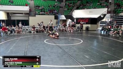 108 lbs Semifinals (16 Team) - Matthew Parker, St. John Paul II vs Cael Fulmer, Weaver