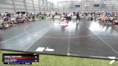 132 lbs 2nd Wrestleback (16 Team) - Sammy Spaulding, New Jersey vs Ryan Woods, Michigan Red